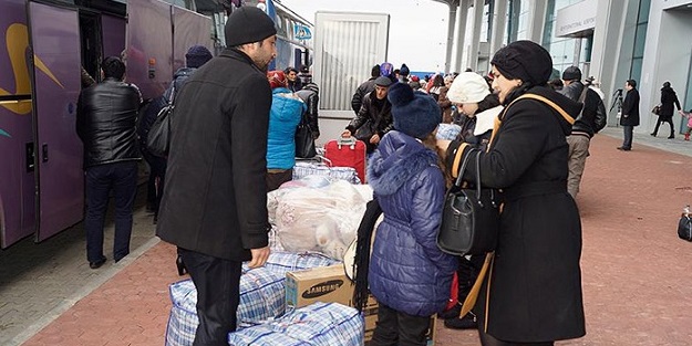 Ahıska Türklerinden ilk kafile Türkiye'ye gönderildi