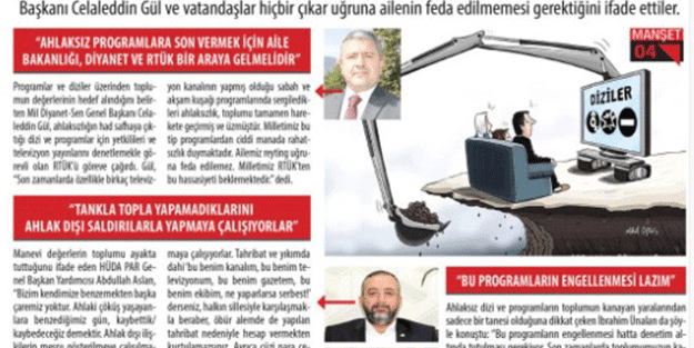 Ahlaksız diziler için RTÜK’e çağrı! ‘Onlara benzediğimiz gün…’