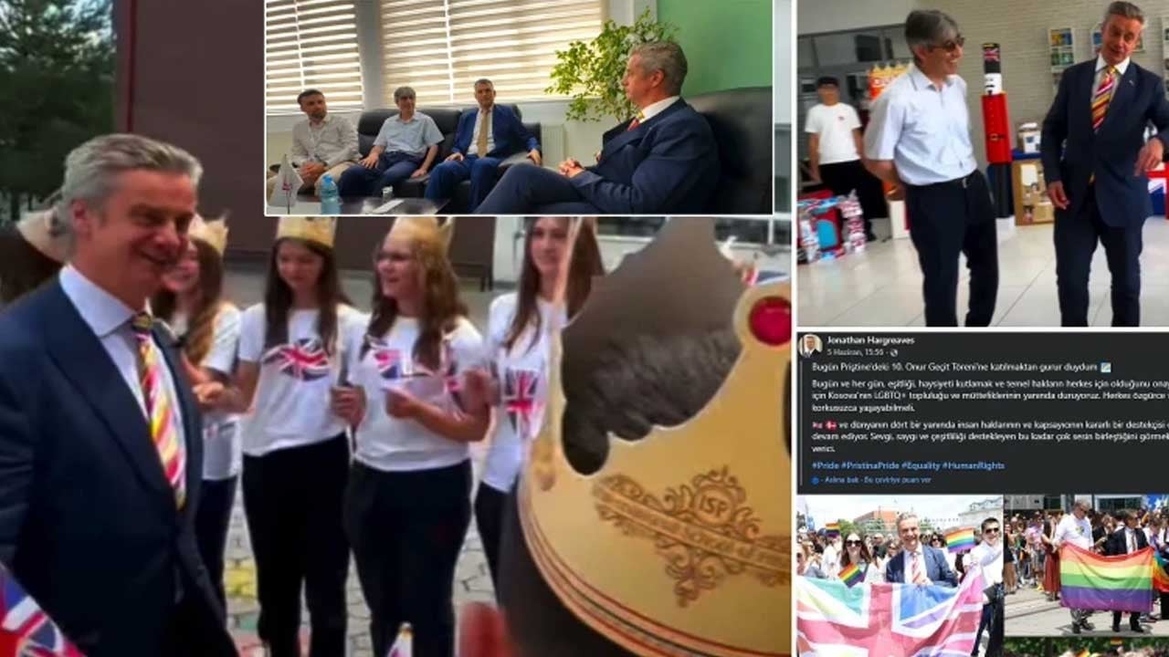 Ahlaksızlar, utanmaz reziller! FETÖ okuluna eşcinsel destek ziyareti
