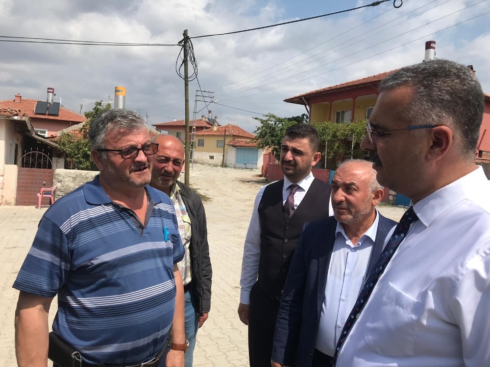 Ahlatcı’dan köy ziyaretleri 