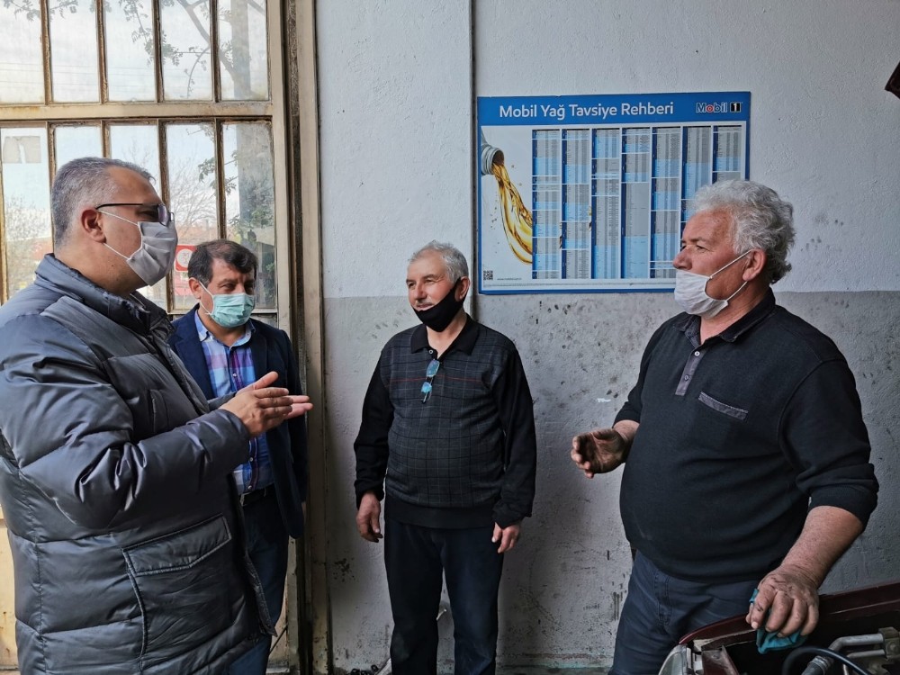 Ahlatcı’dan sanayi esnafı ile bir araya geldi 