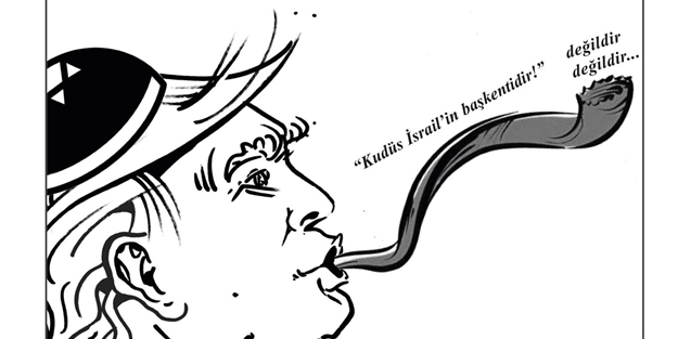 Ahmak borazanın fiyasko Kudüs resitali!