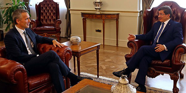 Davutoğlu, Stoltenberg ile görüştü
