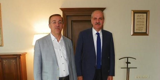 Ahmet Doğan'dan Kurtulmuş'a tebrik ziyareti