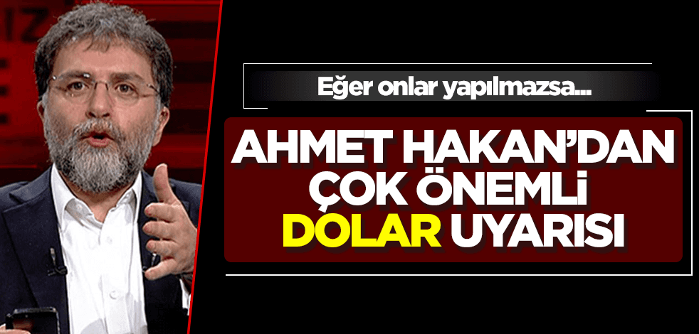 Ahmet Hakan'dan çok önemli 