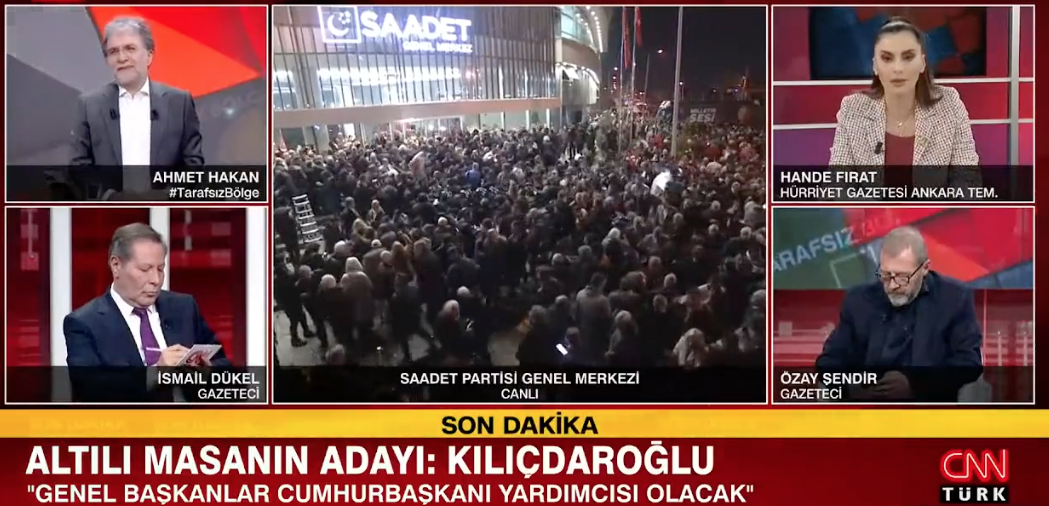 Ahmet Hakan'ın 'seçilirse' ısrarı yayına damga vurdu! Zafer Şahin 'geçmiş olsun' dedi