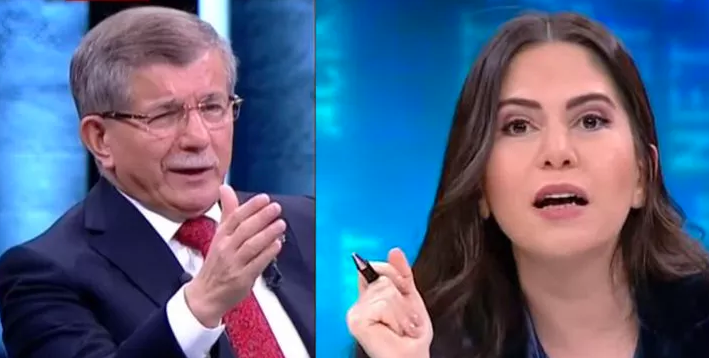 Ahmet Hakan'ın yengesi Kübra Par, Davutoğlu'nu böyle tokatladı! Adam resmen şamar oğlanına döndü