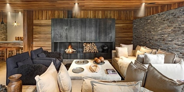 Ahşap ve taşın mükemmel uyumu