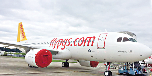 ‘Ahsen Sena’ uçağı Pegasus filosunda