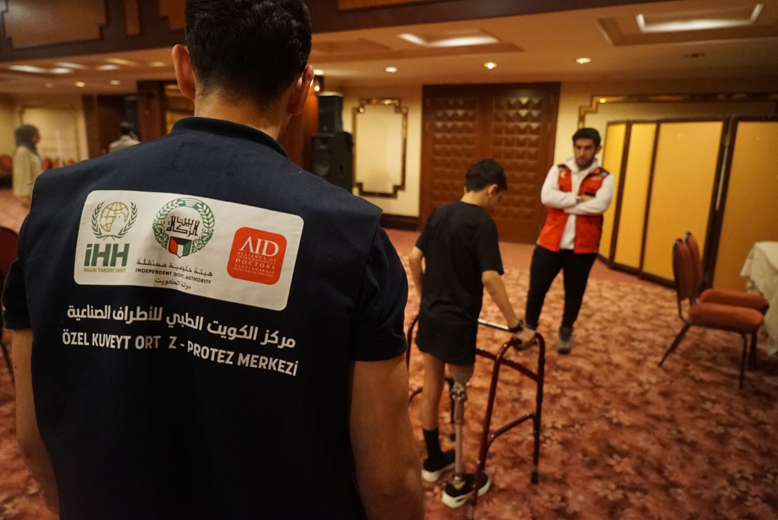 AID Uluslararası Doktorlar Derneği’nden Gazzeli yaralılara protez desteği