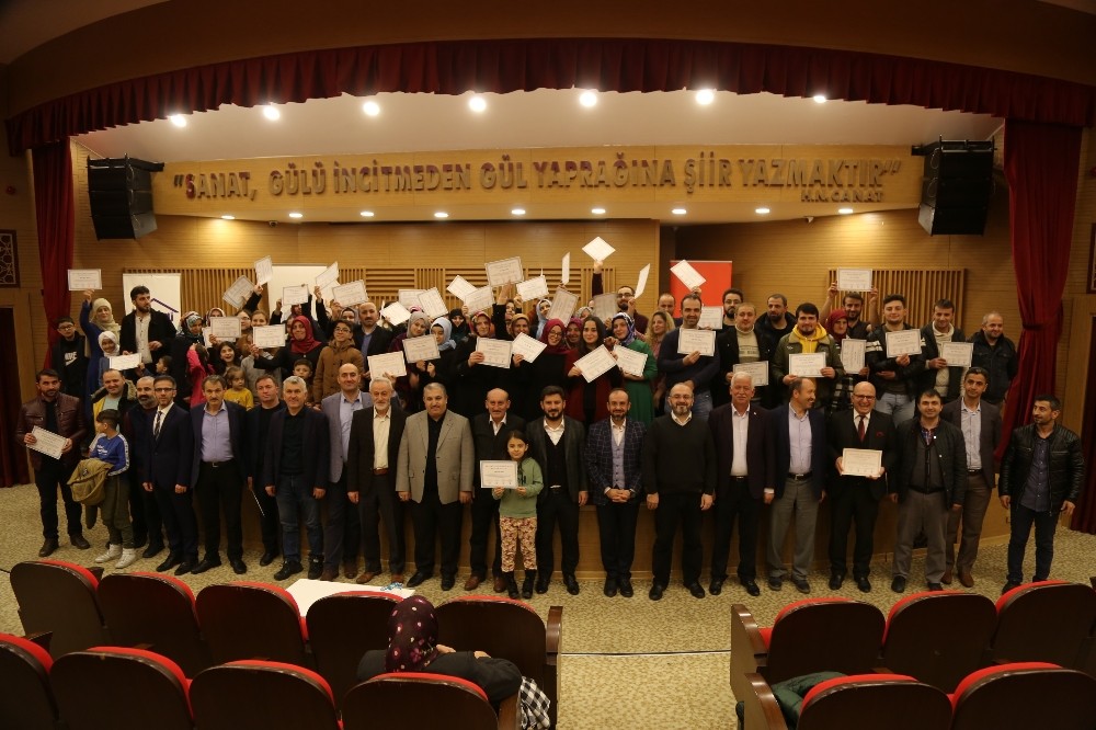 Aile okulunu bitirip mutluluk yoluna çıktılar 