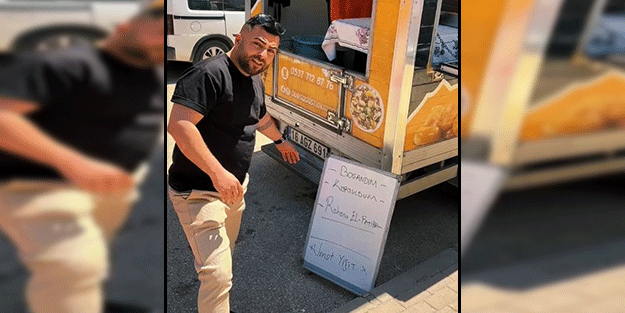 Aile yapımızı alarm veriyor! Yuvası dağılan adam tatlıyla kutlama yaptı