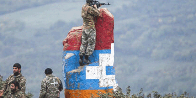 Ajanslar cephe hattından servis etti! Ermenistan askerleri böyle görüntülendi