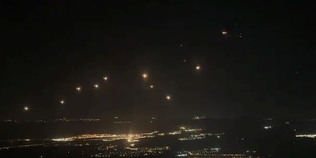 Ajanslar son dakika geçiyor! İsrail'e füze yağıyor