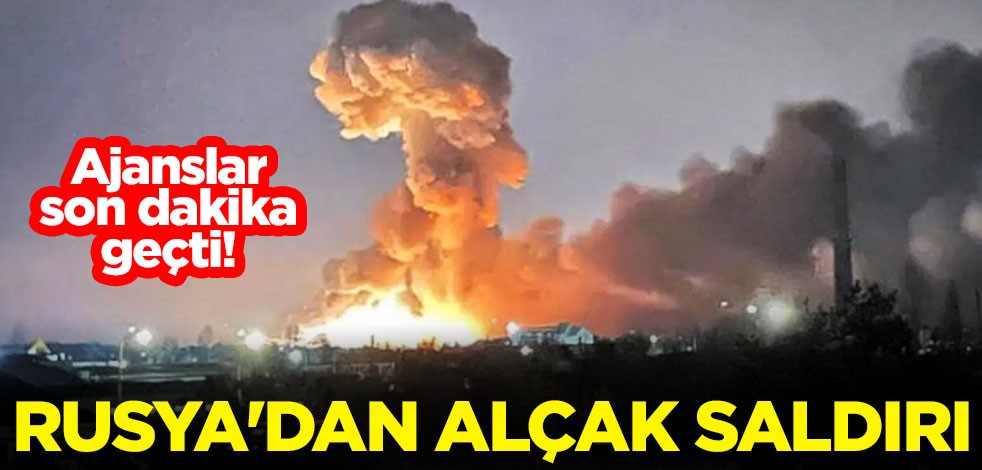 Ajanslar son dakika geçti! Rusya'dan alçak saldırı