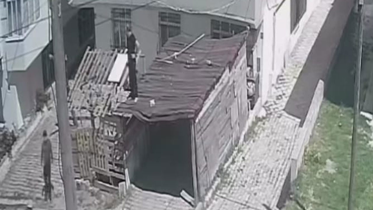 Ajanslara mı inanacağız gözümüze mi? Üçüncü kattan atladı, hiçbir şey olmamış gibi ayağa kalktı..