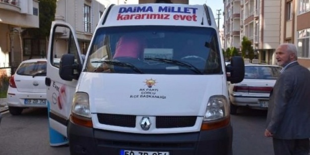AK Parti aracının şoförü darp edildi!