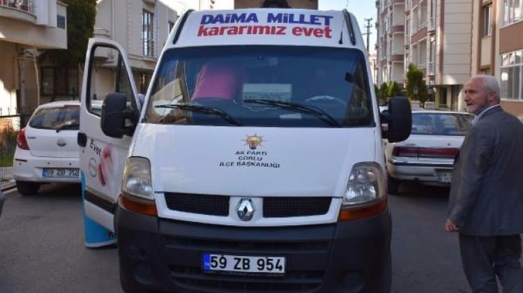 AK Parti aracının şoförü darp edildi