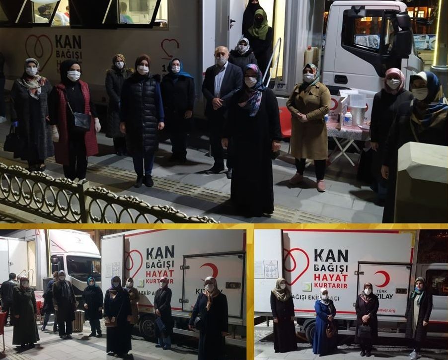 AK Parti Bayburt Kadın Kollarından kan bağışı kampanyasına destek 