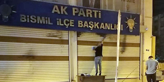 AK Parti binasına hain saldırı