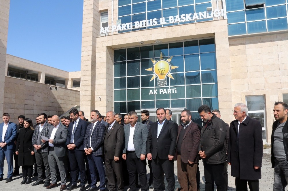 AK Parti Bitlis İl Başkanlığından CHP Grup Başvekiline kınama 