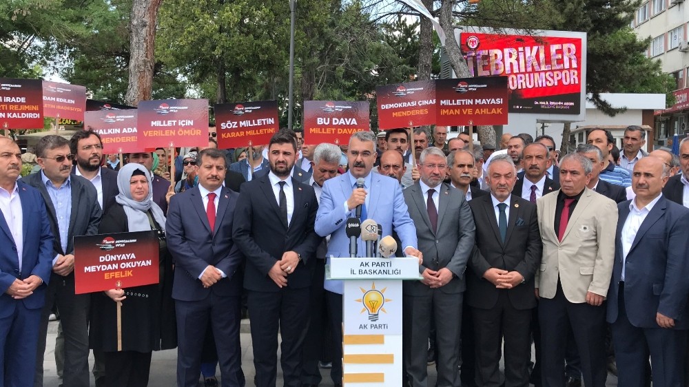 AK Parti Çorum İl Başkanlığı’ndan 27 Mayıs açıklaması 