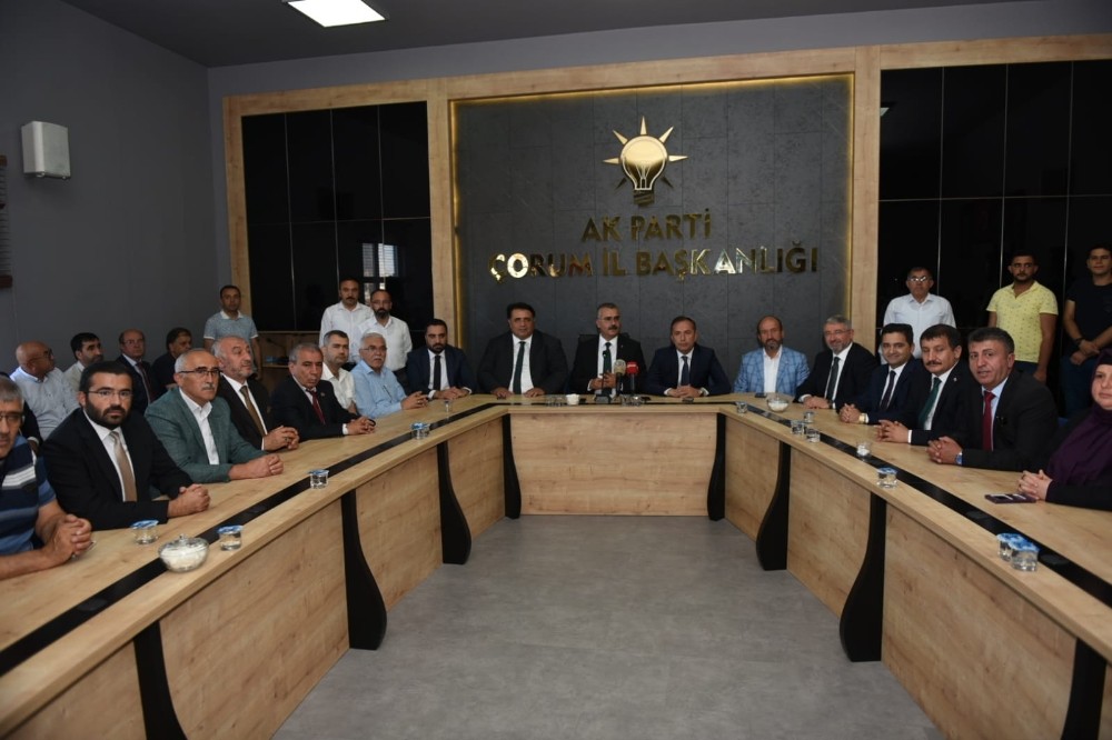 AK Parti Çorum Teşkilatlarında bayramlaşma 