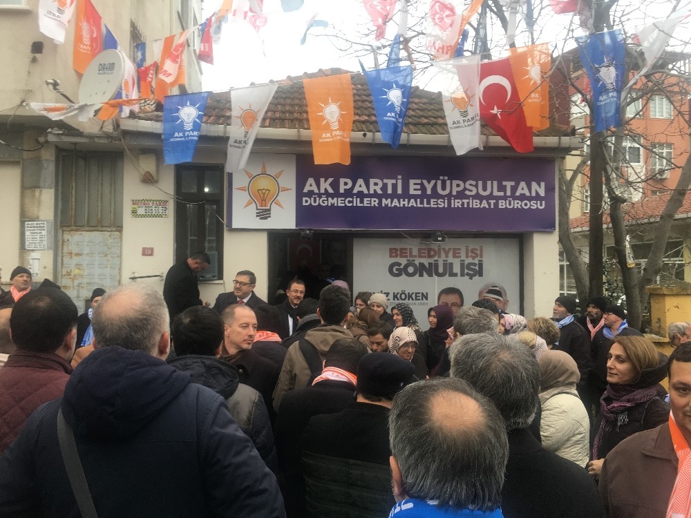 AK Parti Eyüpsultan Belediye Başkan adayı Köken vatandaşlara projelerini anlattı 