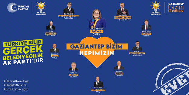 AK Parti Gaziantep Zafere Kilitlendi… Hedef 10’da 10!