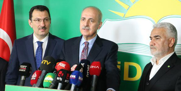 AK Parti heyeti HÜDA PAR'ı ziyaret etti! Yapıcıoğlu'ndan ittifak açıklaması
