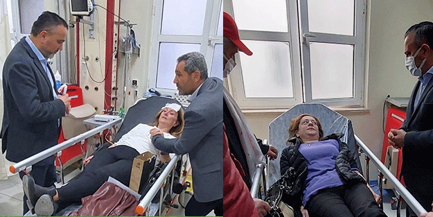 AK Parti heyeti kaza yaptı