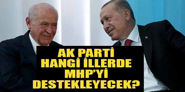  AK Parti'nin MHP'yi destekleyeceği iller hangileri?