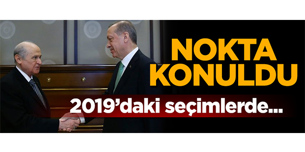AK Parti - MHP görüşmelerinde nokta konuldu: 2019'daki seçimlerde...