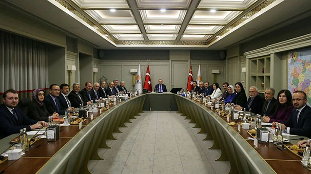 AK Parti MYK Cumhurbaşkanı Erdoğan başkanlığında toplandı