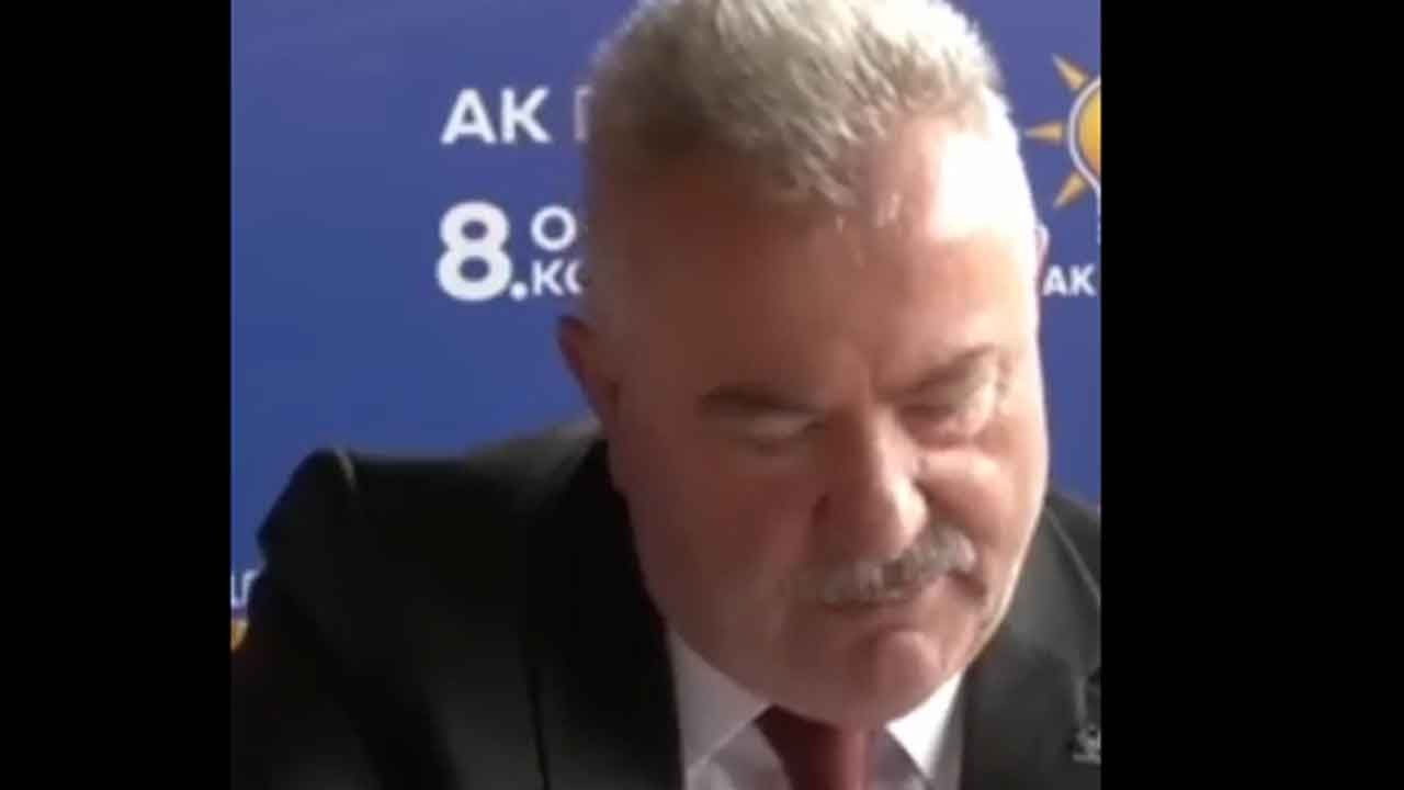Ak Parti Rize İl Başkanı Mehmet Akif Ersoy’un şiiri ile cevap vermek istedi ama şiiri okuyamadı
