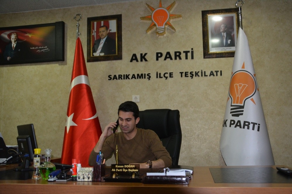 AK Parti Sarıkamış İlçe Teşkilatı’ndan 65 yaş üstü üyelere telefon 