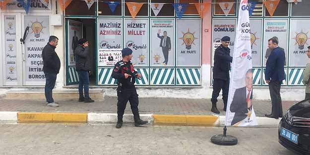 AK Parti seçim bürosuna pompalı tüfekle saldırı