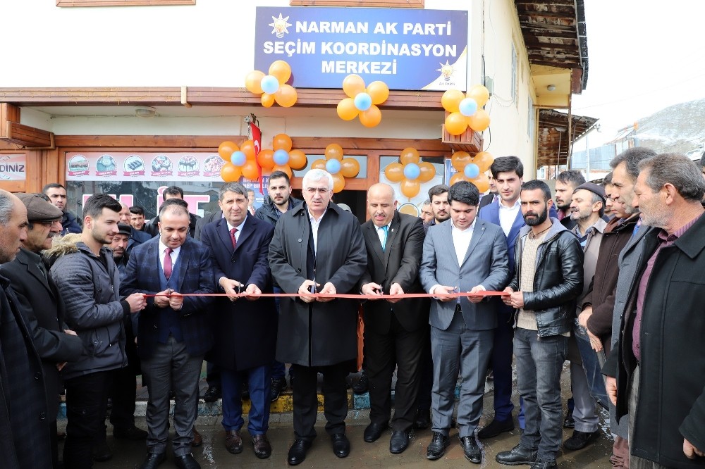 Ak Parti’den Narman ve Oltu’ya seçim çıkarması 