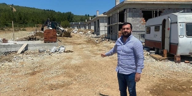 AK Partili başkandan tarım arazisine yapılan villalara tepki: Bu ruhsat rezaletini açıklayın!
