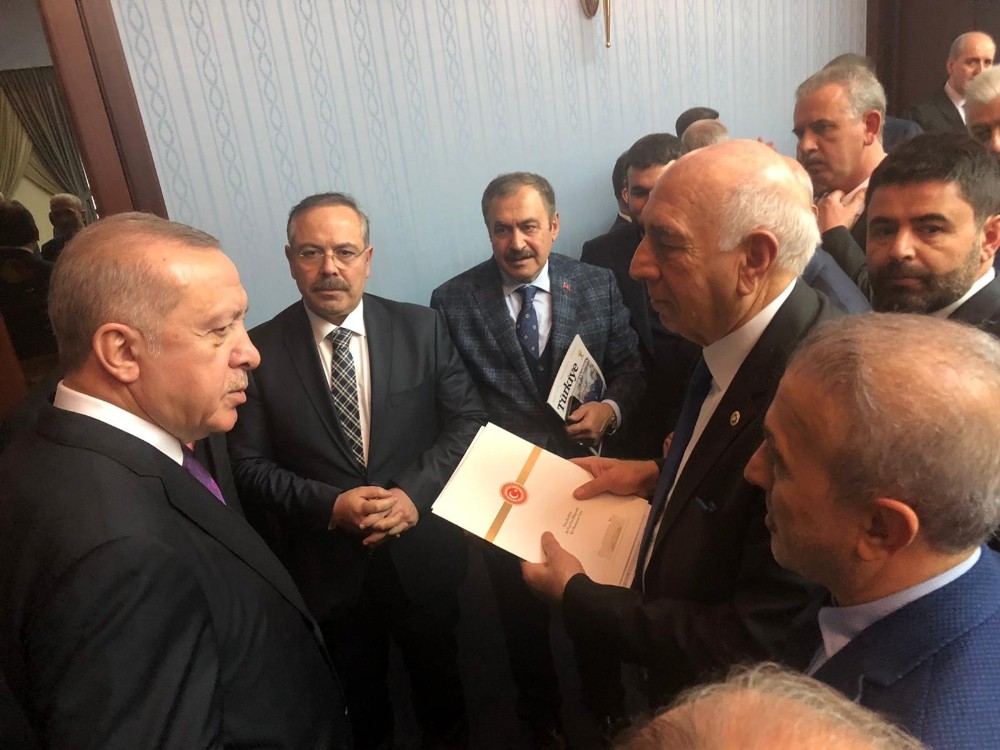 AK Parti’li Kartal Cumhurbaşkanı Erdoğan’la görüştü 