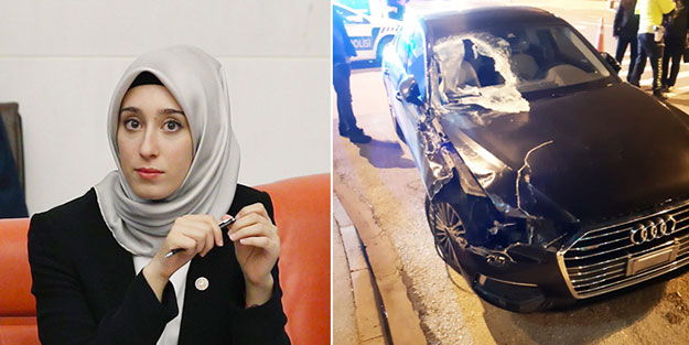 AK Partili milletvekili Rümeysa Kadak trafik kazası geçirdi!