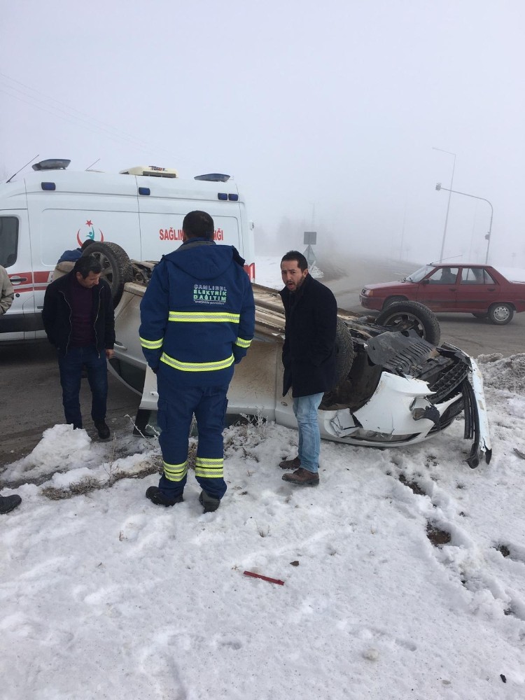 AK Partili Öztoprak, kaza geçirdi 