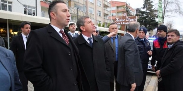 AK Partili başkan kaza yaptı