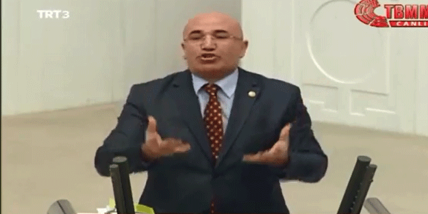 AK Partili vekiller CHP'li Tanal'ı alkışladı