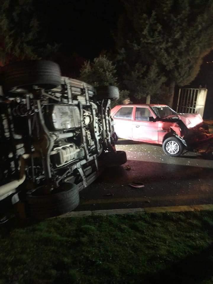AK Partili yöneticiler trafik kazası geçirdi 