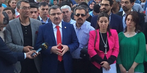 AK Partililerden Almanya'ya protesto!