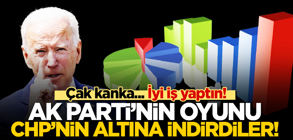 AK Parti’nin oyunu, CHP’nin altına indirdiler! Çak kanka… İyi iş yaptın!