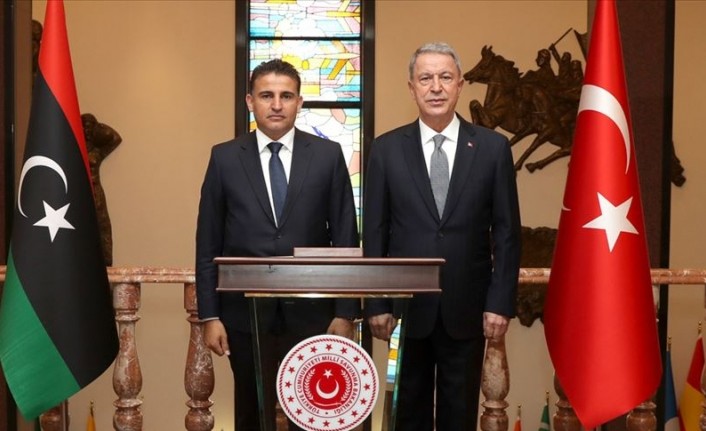 Akar mevkidaşı ile görüştü! Kardeş Libya ile sıkı temaslar sürüyor