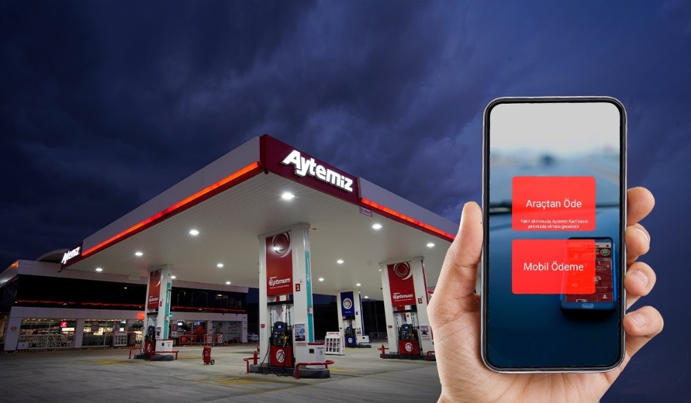 Akaryakıt alımında temassız mobil ödeme 