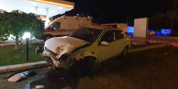 Akaryakıt istasyonunda faciadan dönüldü